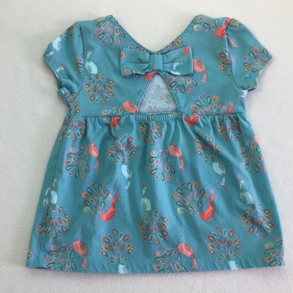 🦚 Peacock Flutter Top by Carter’s 🦚 - Picture 2 of 11